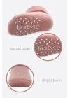 BFS   Bistyle Çemberli Kaymaz Havlu Soket Çorap 2Li BS10503 Pudra Pembe