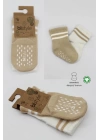 BFS   Bistyle Çemberli Kaymaz Soket Çorap 2Li BS10125 Bej-Ekru