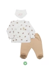 BFS  Bistyle I Am So Bear 3lü Takım 13103 Bej-Ekru