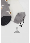 BFS   Bistyle Love Dog Penye Soket Çorap 2Li BS10118 Gri