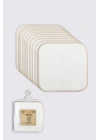 BFS   Bistyle Organik 28x28 10Lu Penye Mendil 90101 Ekru