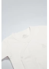 BFS  Bistyle Organik Natural Basic Style Kruvaze Uzun Kol Body BS17102 Ekru