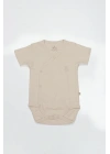 BFS  Bistyle Organik Natural Basic Style Kruvaze Yarım Kol Body BS17101 Bej