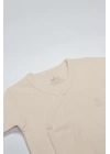 BFS  Bistyle Organik Natural Basic Style Kruvaze Yarım Kol Body BS17101 Bej