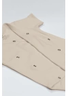 BFS  Bistyle Organik Natural Basic Style Kruvaze Yarım Kol Body BS17101 Bej