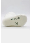 BFS   Bistyle Puanlı Kaymaz Penye Soket Çorap 3Lü BS10108 Nil