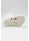 BFS   Bistyle Puanlı Kaymaz Penye Soket Çorap 3Lü BS10108 Pudra