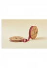BFS Biye Koton Katlı D04 Bordo 2 cm 25 Metre %65 Koton %35 Polyester
