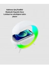 BFS Bluetooth 5.0 Hoparlör – Kablosuz Şarj, RGB Gece Lambası ve FM Radyo