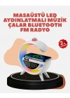 BFS Bluetooth 5.0 Kablosuz Şarj Rampalı FM Radyo ve RGB Işıklı Hoparlör