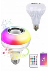 BFS Bluetooth Hoparlör Akıllı Rgb Led Işık Renk Değiştirme Ses Bombası Ampül Görünümlü