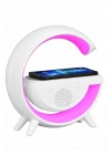 BFS Bluetooth Hoparlör G Şekli Atmosfer Akıllı Rgb Lamba Wireless Kablosuz Şarj