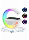 BFS Bluetooth Hoparlör G Şekli Atmosfer Akıllı Rgb Lamba Wireless Kablosuz Şarj