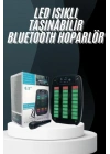 BFS Bluetooth Hoparlör Taşınabilir Şarjlı Işıklı Büyük Boy Yüksek Ses Kaliteli