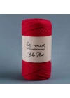 BFS  Boho Slim Kırmızı El Örgü İpi -L033 - 34197