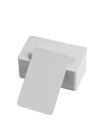 BFS Boş Kelime Kartları 5x8 cm - 50 Adet Oval Kenarlı | Tabu &amp; Not Kartları - Beyaz