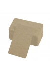 BFS Boş Kelime Kartları 5x8 cm - 50 Adet Oval Kenarlı | Tabu &amp; Not Kartları - Kraft