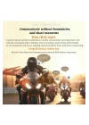BFS Bt26 Motosiklet Kask Kulaklık Bluetooth Rgb Işıklı 2 Eşleşme Özellikli 1000 Mah Intercom