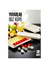 BFS Buz Kalıbı YUVARLAK İçecek Buz Kalıbı - Mutfak Buz Kalıbı Kolay Çıkarılır Buz Kalıbı 2 ADET