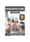 BFS Buzdolabı Raf Ayırıcı Organizer Dönüştürücü 10 Adet