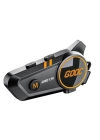 BFS C50 Motosiklet Intercom Kask Kulaklık 1500 Mah Rgb Işıklı Bluetooth Kulaklık Ip67
