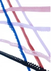 BFS Çamaşır Lastiği Dantelli 1 cm 1 Metre Açık Pembe