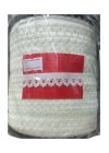 BFS Çamaşır Lastiği Dantelli 1 cm 1 Metre Ekru