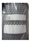 BFS Çamaşır Lastiği Dantelli 1 cm 1 Metre Gri