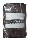 BFS Çamaşır Lastiği Dantelli 1 cm 1 Metre Kahverengi