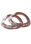 BFS Çanta Sapı Oval Kahverengi-Beyaz 18 cm