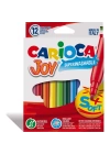 BFS   Carioca Joy Süper Yıkanabilir Keçeli Boya Kalemi 12Li