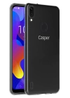 BFS  Casper Via E3 Kılıf Lüx Şeffaf Silikon - Şeffaf