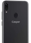 BFS  Casper Via E3 Kılıf Lüx Şeffaf Silikon - Şeffaf