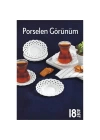 BFS Çay Tabağı Porselen Görünüm 18 Adet Tabağı Seti Seti
