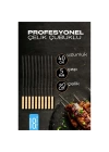 BFS  Çelik Şiş Çubuğu - Mangal Şişi Ahşap Saplı Kebap Şişi  18 Adet