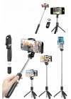 BFS Cep Telefonu Tripod Standı Manyetik Selfie Sopa Bluetooth Uzaktan Kumandalı