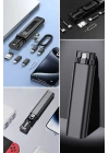 BFS  Cep Tipi 60W Bas Aç Type-C,İphone Şarj,Micro USB Hızlı Şarj Data Kablo Seti