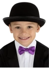 BFS  Charlie Chaplin Stil Çocuk Şapkası – Siyah Melon Parti Şapkası