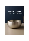 BFS  Çift Cidarlı Kase - Inox Çelik Kase  18 cm