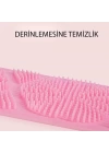 BFS  Çift Taraflı Banyo Hamam Lifi Silikon Masajlı Yumuşak Duş Lifi Uzun Ömürlü Hazır Banyo Keses