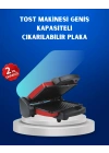 BFS Çıkarılabilir Plakalı 2000W Tost Makinesi – Termostatlı, Kolay Temizlenir