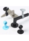 BFS  CM-072 Vantuzlu Geçmeli Kapı Kolu Stoper 4lü Set Beyaz
