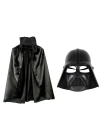 BFS   Çocuk Boy Yıldız Savaşları Star Wars Darth Vadet Maskesi ve 90 cm Pelerin Seti Siyah