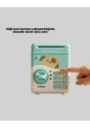 BFS Çocuklar İçin Su Yeşili ATM Kasa Tasarımlı Şifreli Kumbara