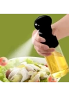 BFS   Çok Amaçlı Cam Şişe Püskürtmeli Dağıtıcı Yağdanlık Limonluk Sirke Sosluk Spreyi Siyah