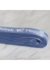 BFS  Crafts 1cm 10 mt Mavi Saten Hoşgeldin Bebek
