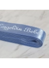BFS  Crafts 2cm 10 mt Mavi Saten Hoşgeldin Bebek