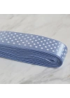 BFS  Crafts 2cm 10 mt Mavi Saten Puantiyeli Kurde