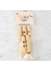 BFS  Crafts 8li Ahşap Çoban Düğme - 1003