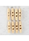 BFS  Crafts 8li Ahşap Çoban Düğme - 1003